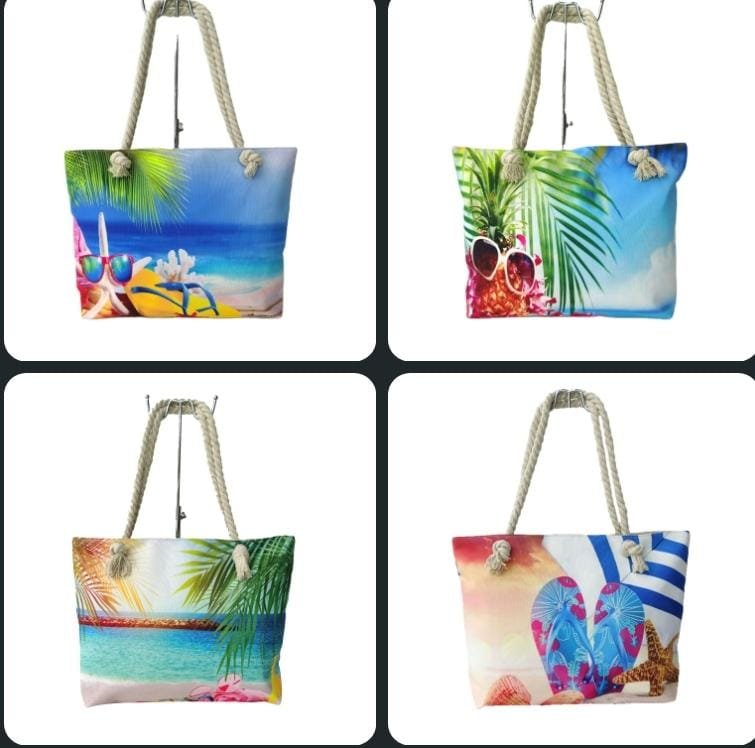 Maxi-Bolso Playero Tropical