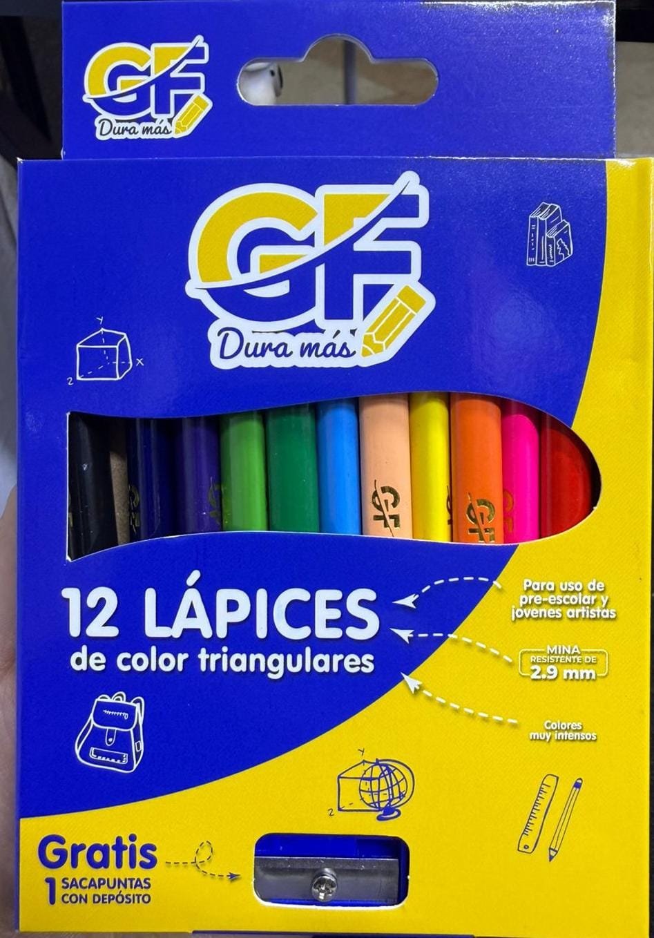 Colores Triangulares x 12