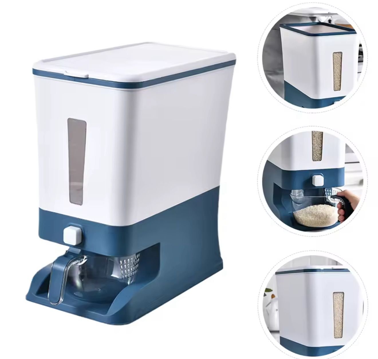 Dispensador de arroz y menestras